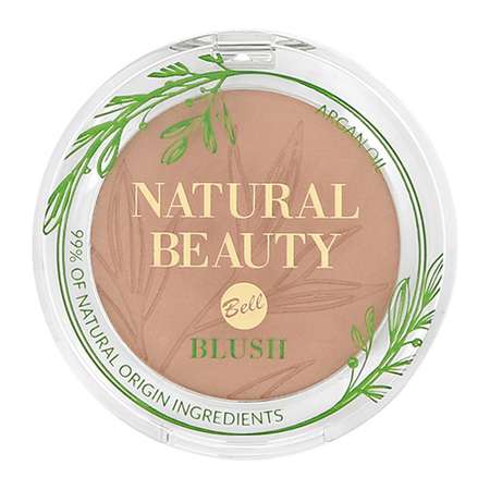 Румяна Bell Natural beauty blush тон pure mauve 99% натуральных ингредиентов