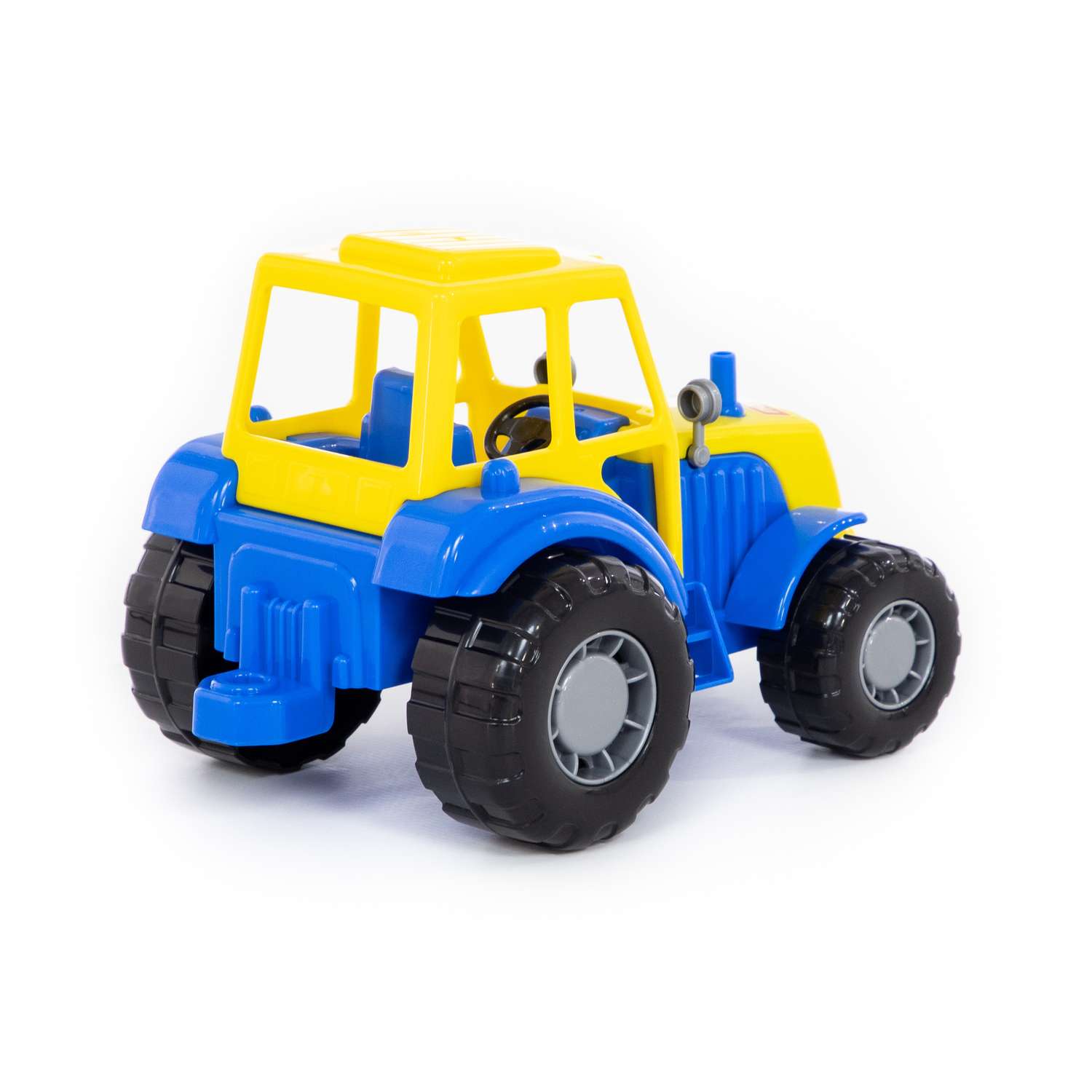 Трактор Полесье Мастер синий с желтым 35240/3 - фото 2