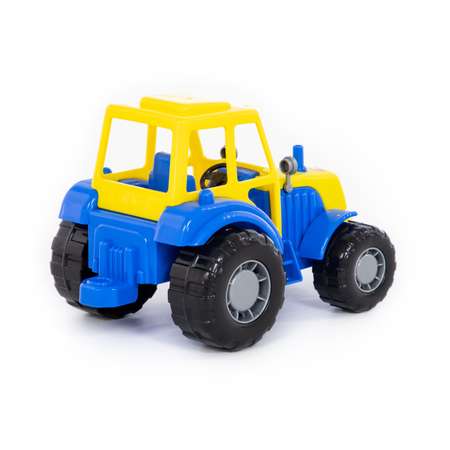 Трактор Полесье Мастер синий с желтым