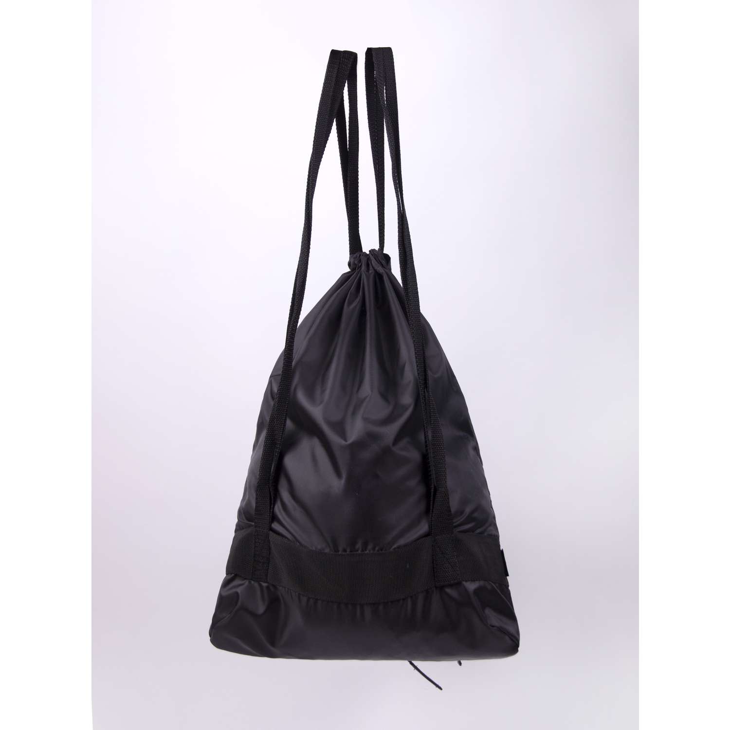 Мешок для сменных вещей Belon familia с карманом сеткой для мяча/ черный ССМ-001-Ч - фото 2
