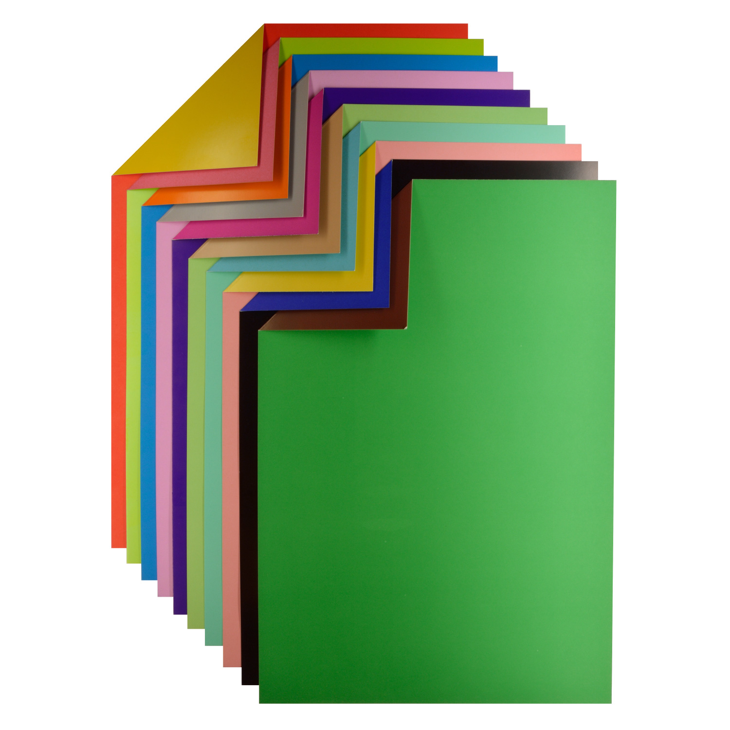 Набор цветной бумаги и картона Hobby Time №39 А4 30 листов 50 цветов - фото 2