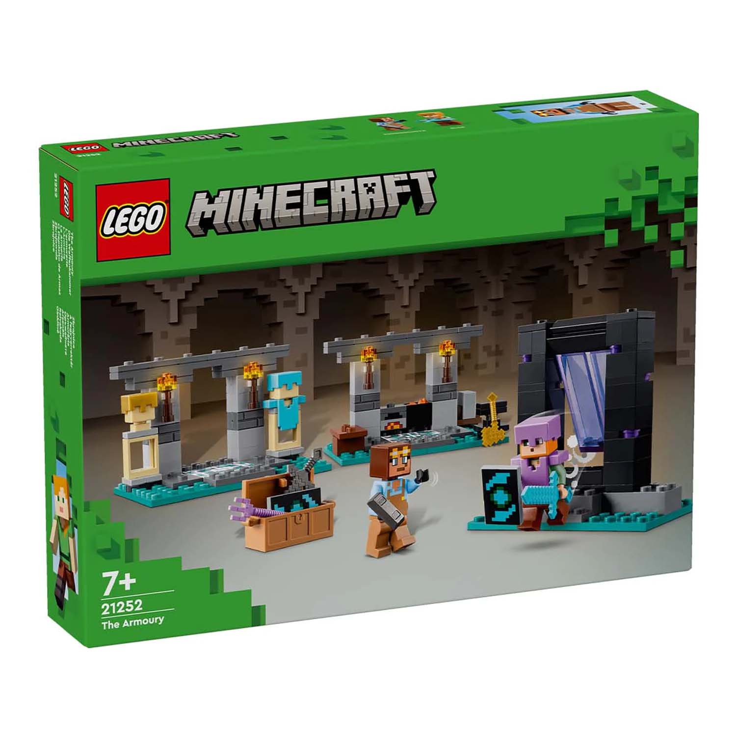 Конструктор детский LEGO Minecraft Оружейная палата 21252 - фото 13