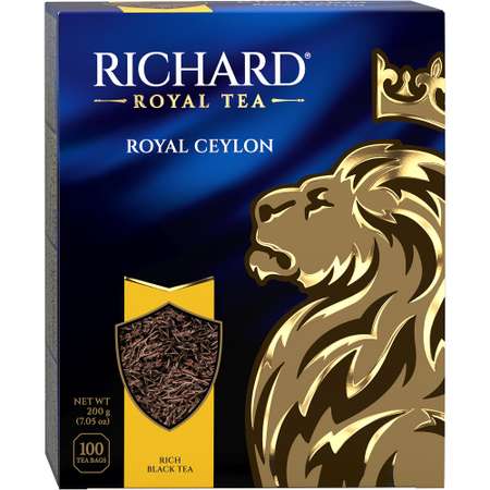 Чай Richard Royal Ceylon 100 пакетиков