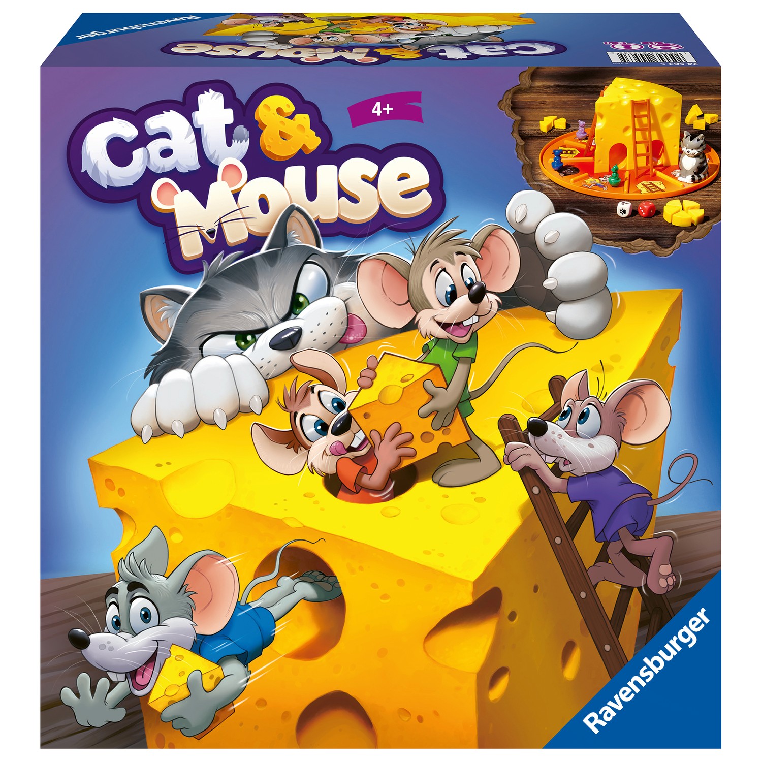 Игра настольная Ravensburger Cat and Mouse Кошки Мышки 24563 купить по цене  999 ₽ в интернет-магазине Детский мир