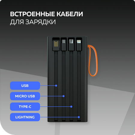 Внешний аккумулятор More Choice PB22-20 Black