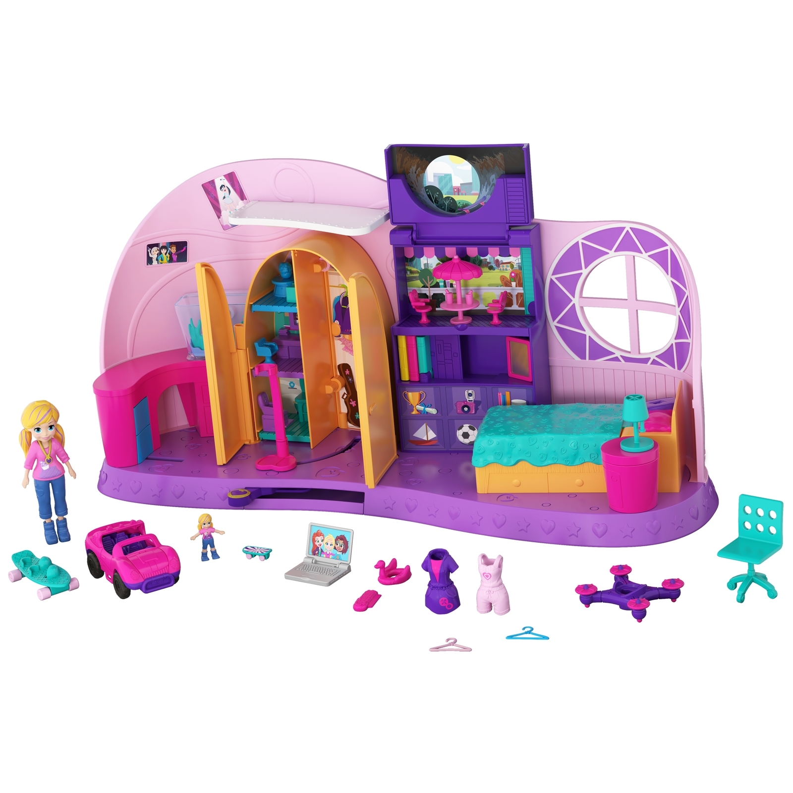 Набор игровой POLLY POCKET Go Tiny Комната FRY98