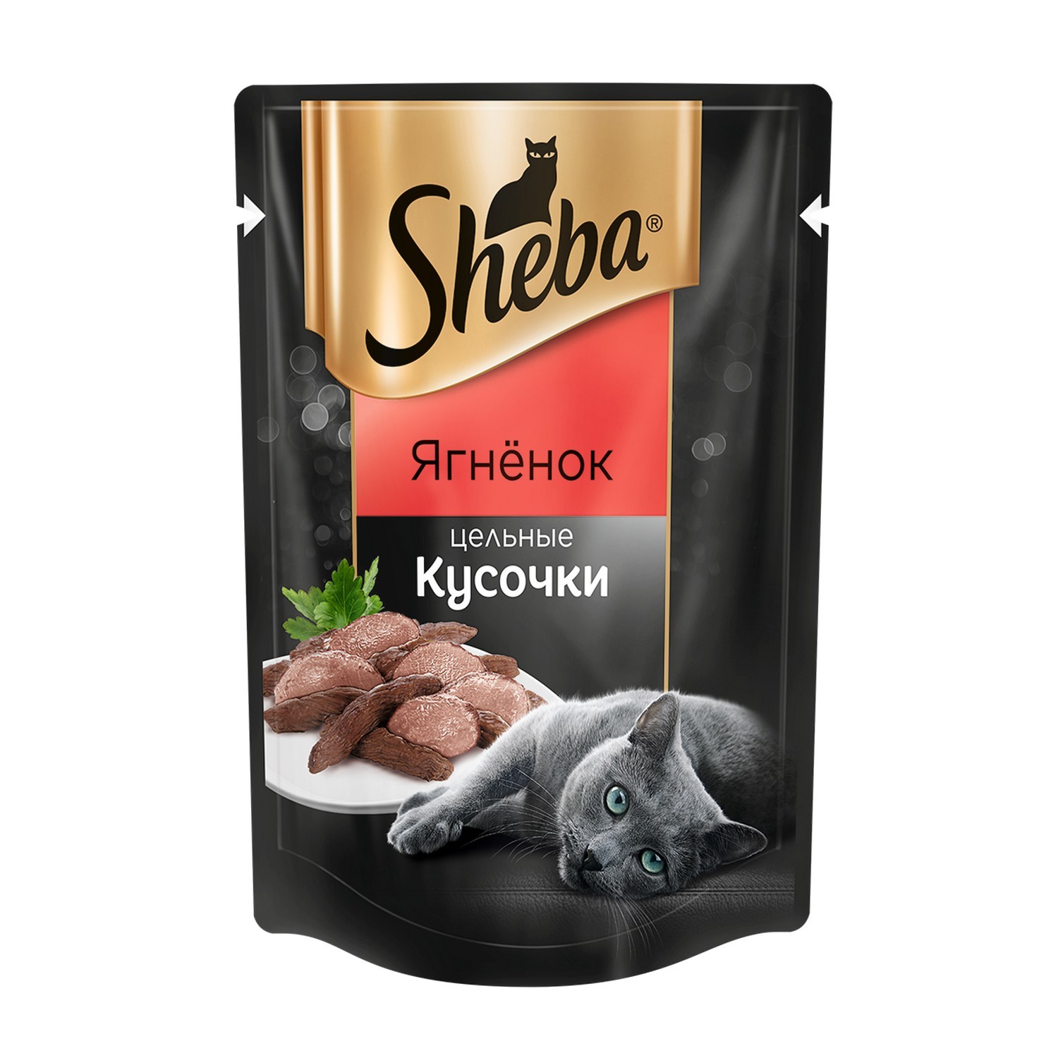 Корм влажный для кошек Sheba 80г Цельные кусочки ягнёнок - фото 1