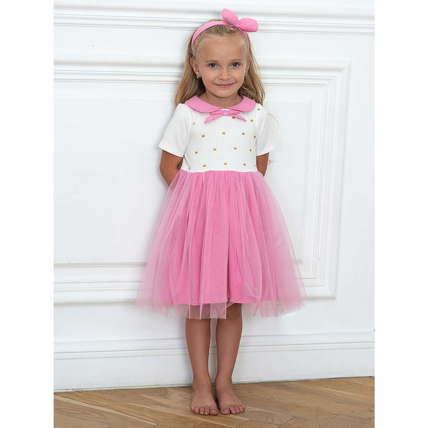Платье Trendyco kids ТК599/Begonia pink - фото 1