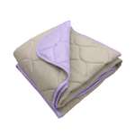 Одеяло-покрывало JUST SLEEP 2Way 150х215 см лиловый/бежевый