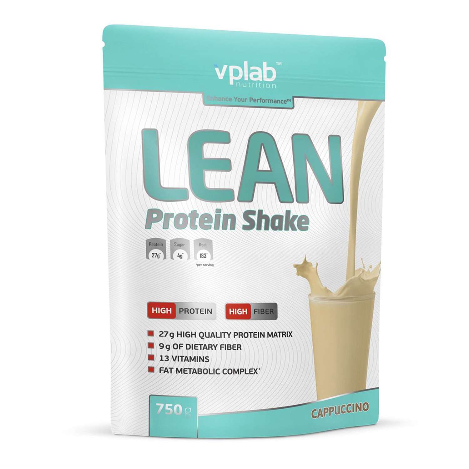 Протеин VPLAB Lean Protein Shake капучино 750г - фото 1