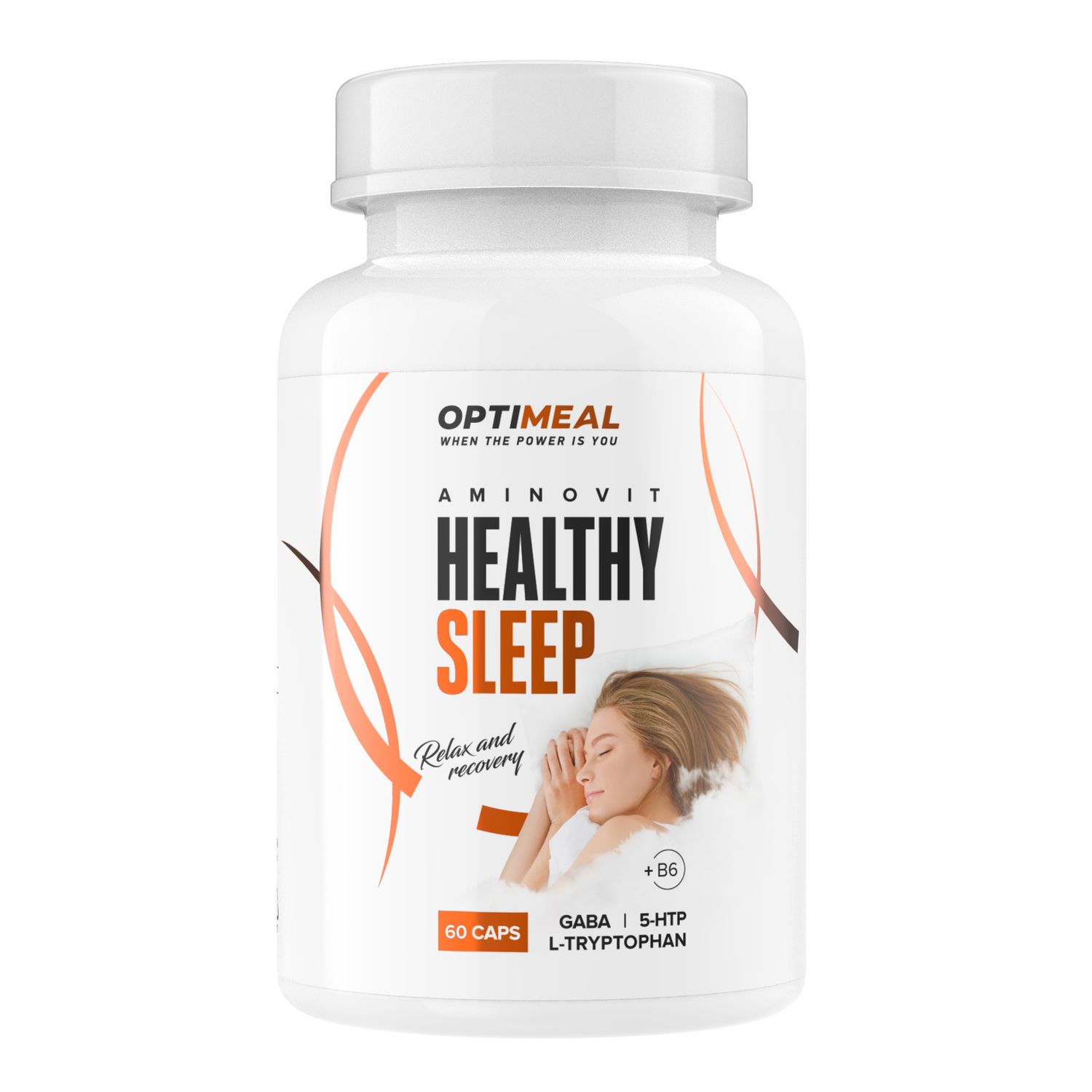 Специализированный пищевой продукт Aminovit OptiMeal Healthy Sleep 60капсул - фото 1