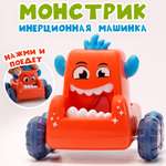 Машинка нажми и поедет TIPTOPOLIS Монстрик красный