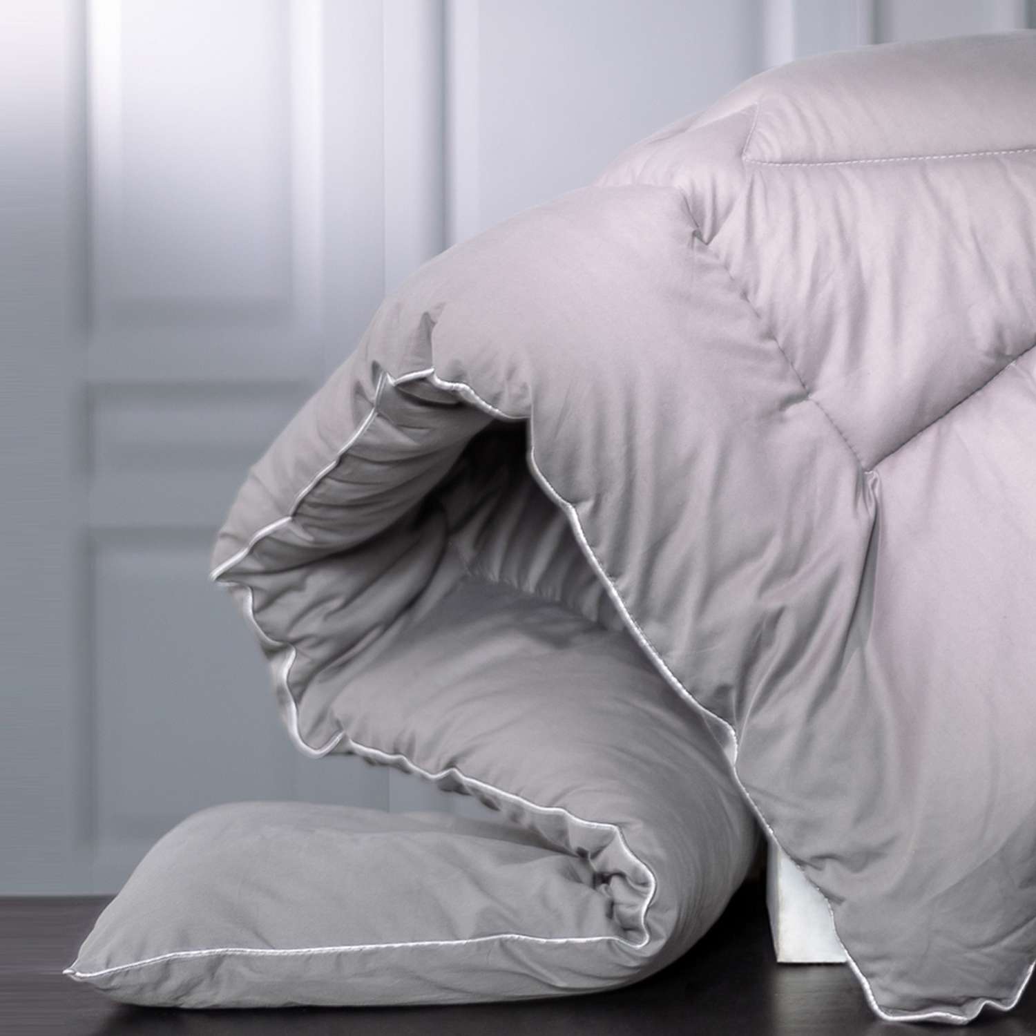 Одеяло SONNO URBAN 1.5-спальный 140x205 с наполнителем Amicor Матовый графит - фото 2