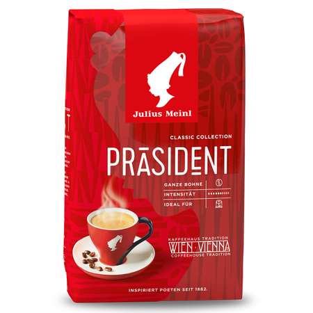 Кофе в зернах Julius Meinl Президент Prasident 500 г средняя обжарка