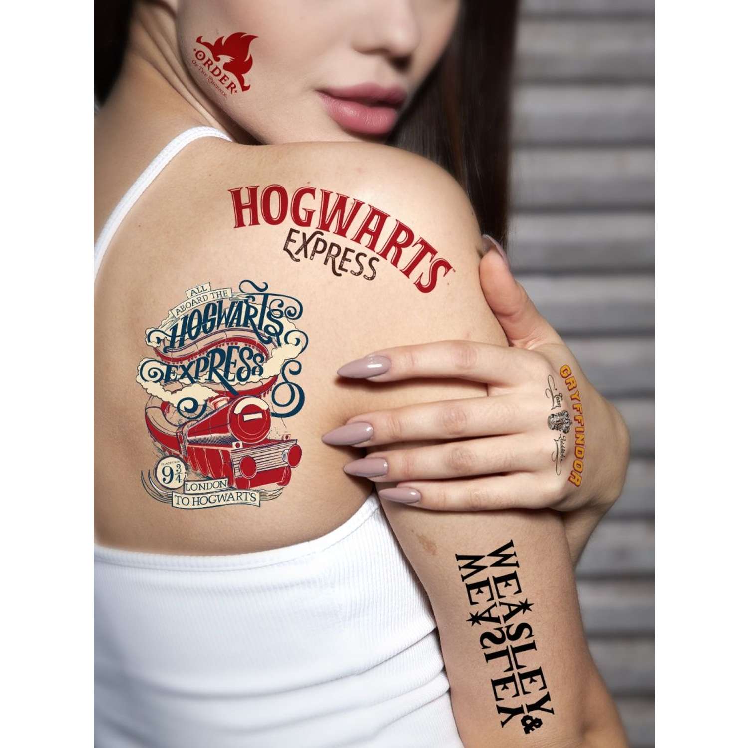 Временные татуировки PrioritY Гарри Поттер Хогвартс-экспресс - фото 2