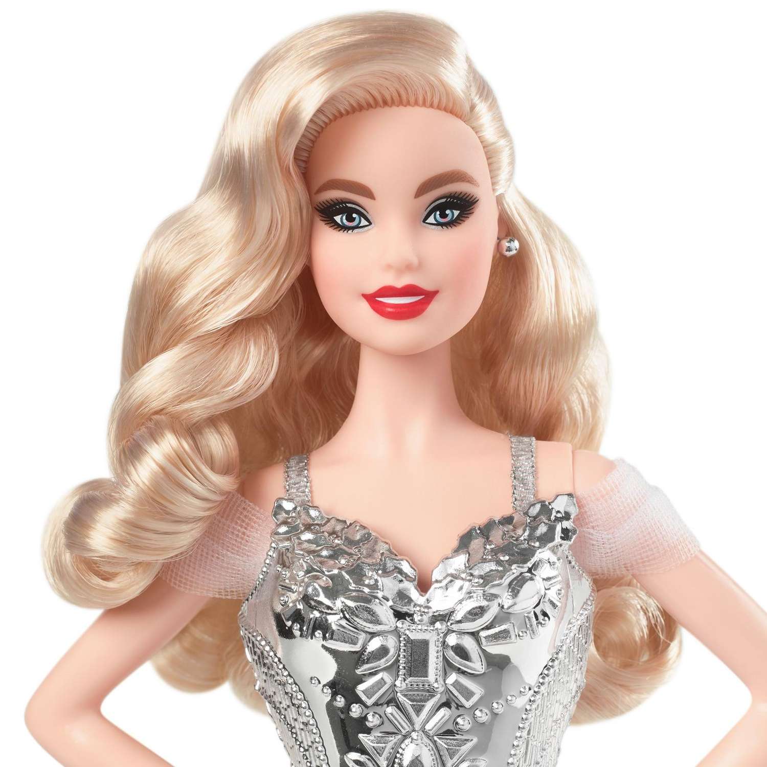 Кукла Barbie Праздник Блондинка в серебряном платье GXL21 GXL21 - фото 15