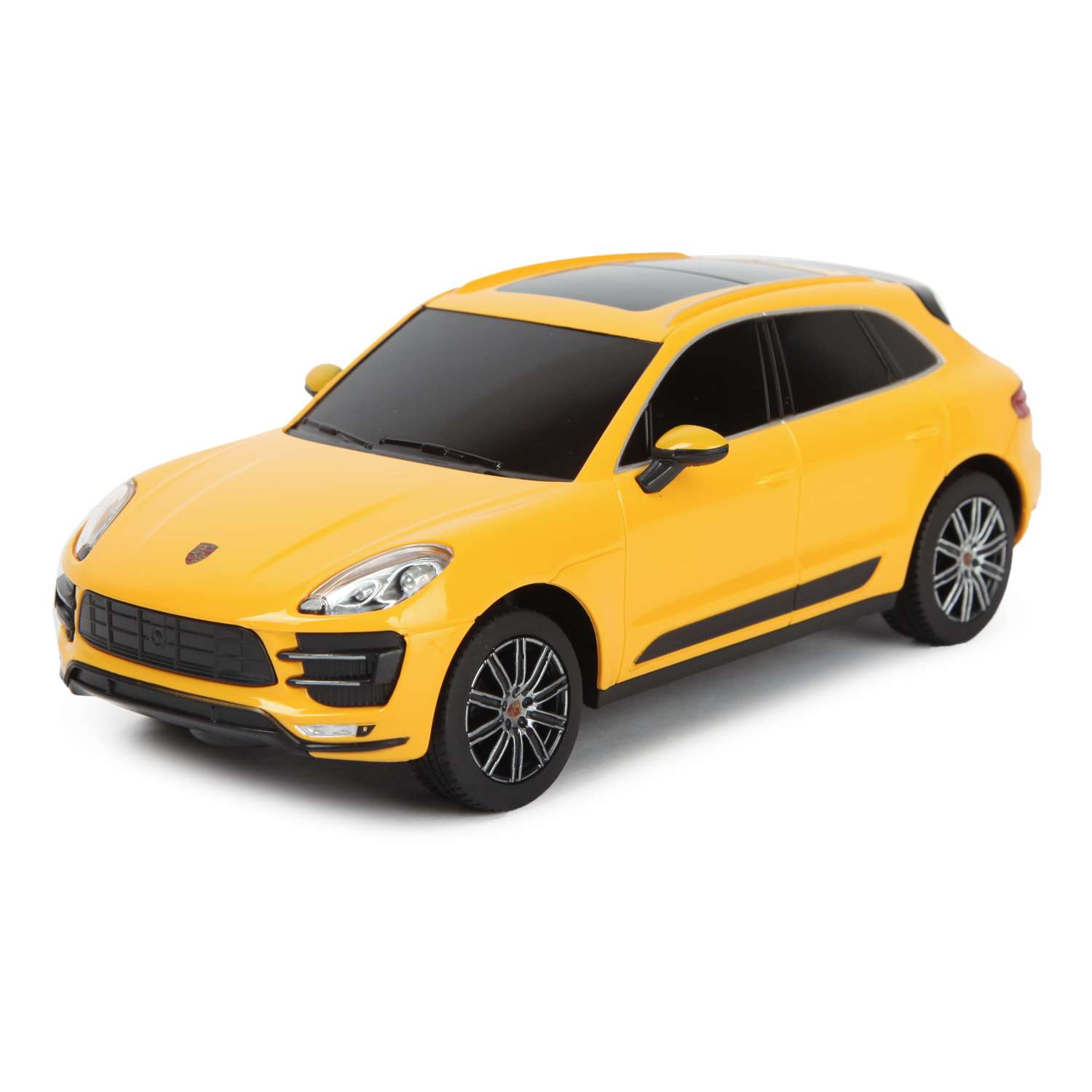 Машина Rastar РУ 1:24 Porsche Macan Turbo Желтая - фото 3