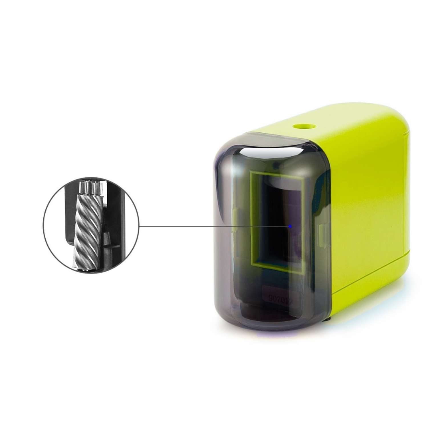 Точилка Джик-Турбо USB/на батарейках со спиралевидным лезвием - фото 2