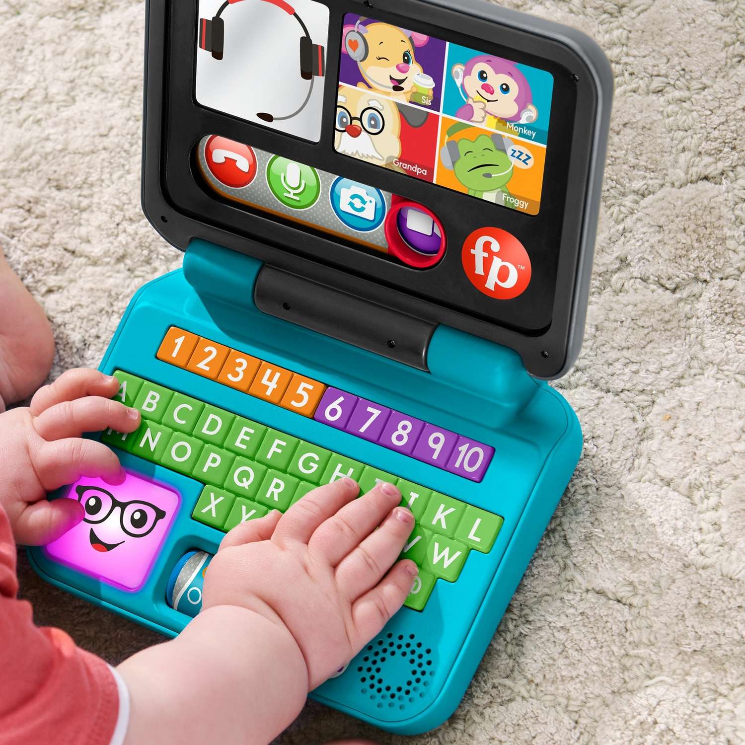 Игрушка Fisher Price Смейся и учись Ноутбук для малыша HHH06 - фото 12