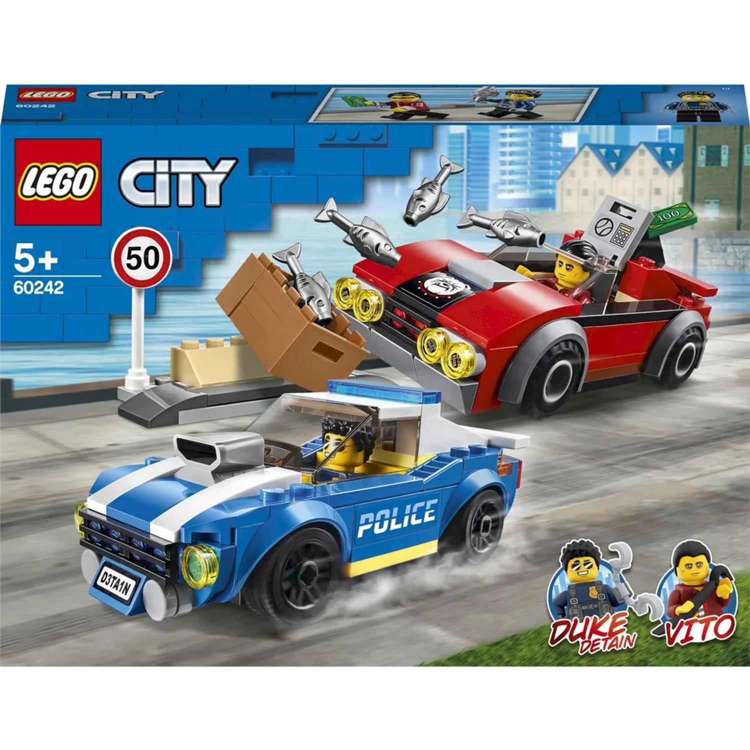 Конструктор LEGO City Police Арест на шоссе L-60242 - фото 1