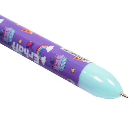 Ручка шариковая Erhaft Котик 8цветов CA0012