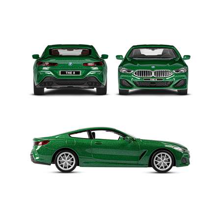 Машинка металлическая АВТОпанорама игрушка детская BMW M850i Coupe 1:35 зеленый