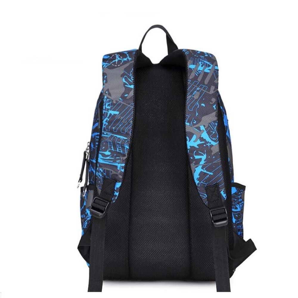Рюкзак школьный Evoline черно-синий EVOS-312 - фото 8