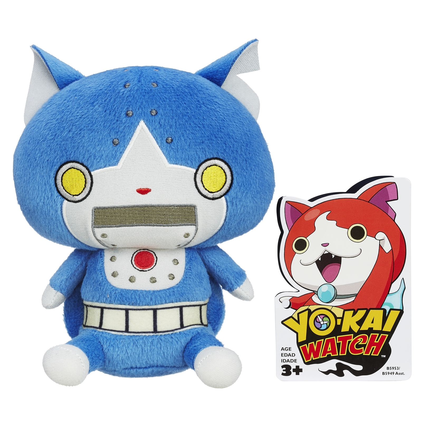 Игрушка YOKAI WATCH мягконабивная Йо-кай Вотч ROBONYAN - фото 3