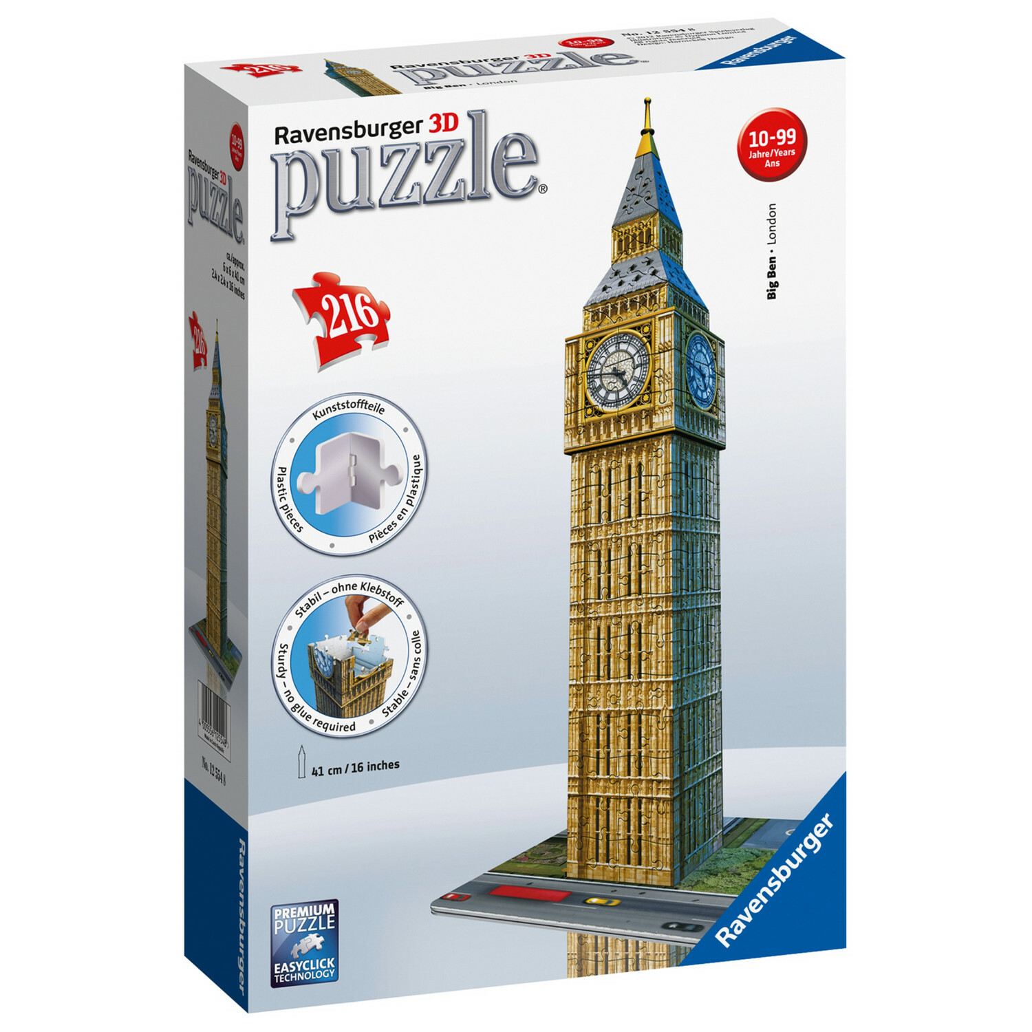 Пазл 3D Ravensburger Биг-Бен 216элементов 12554 - фото 2