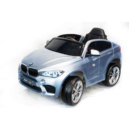 Электромобиль TOYLAND Джип BMW X6M mini серебро