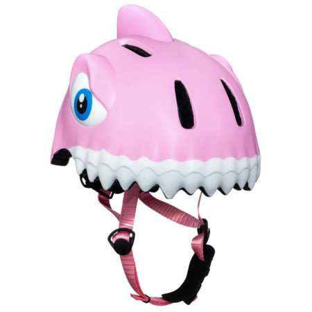 Шлем защитный Crazy Safety Pink shark с механизмом регулировки размера 49-55 см