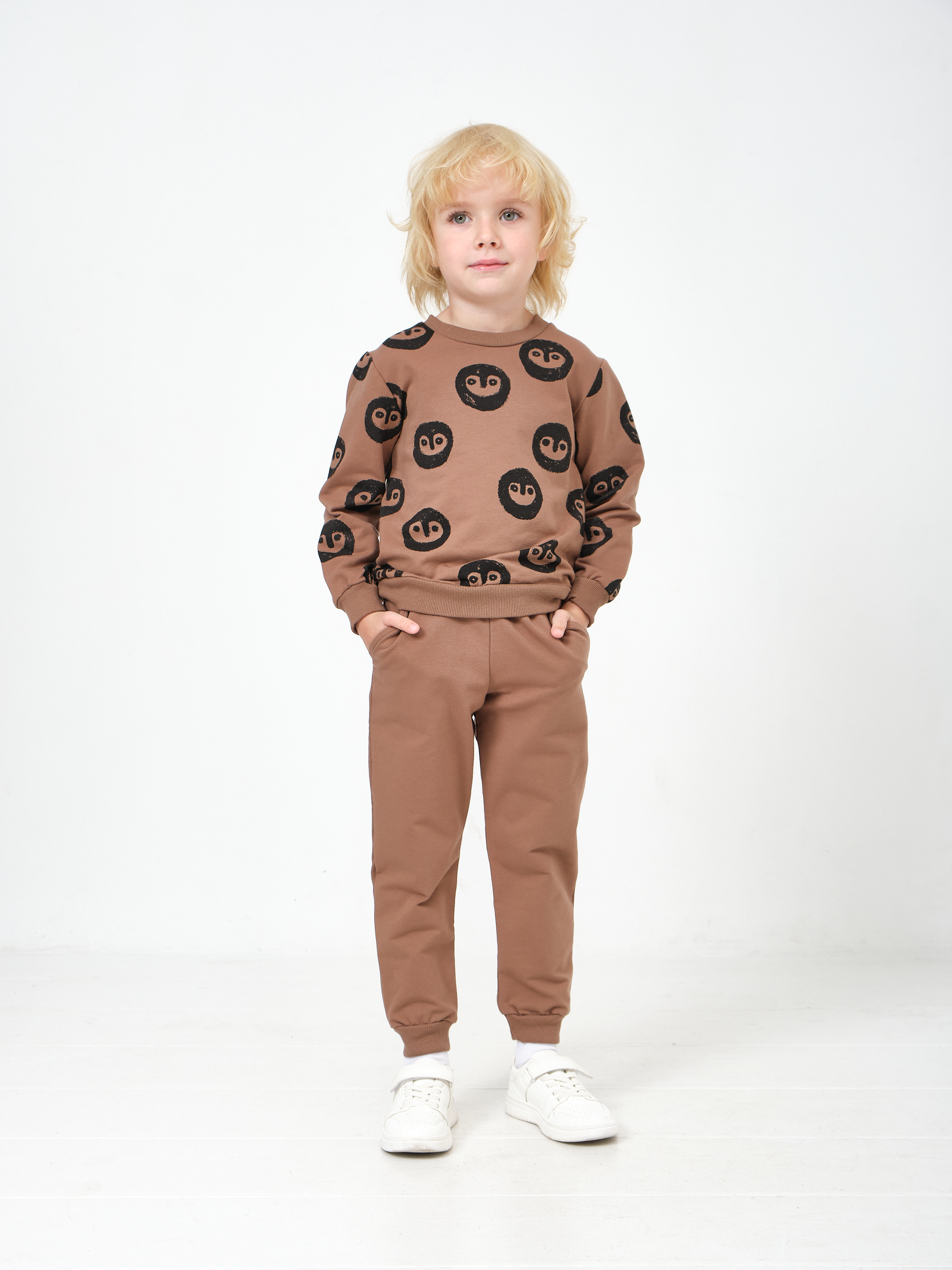 Брюки ESINA KIDS esina002/svit/r2/ коричневый - фото 2