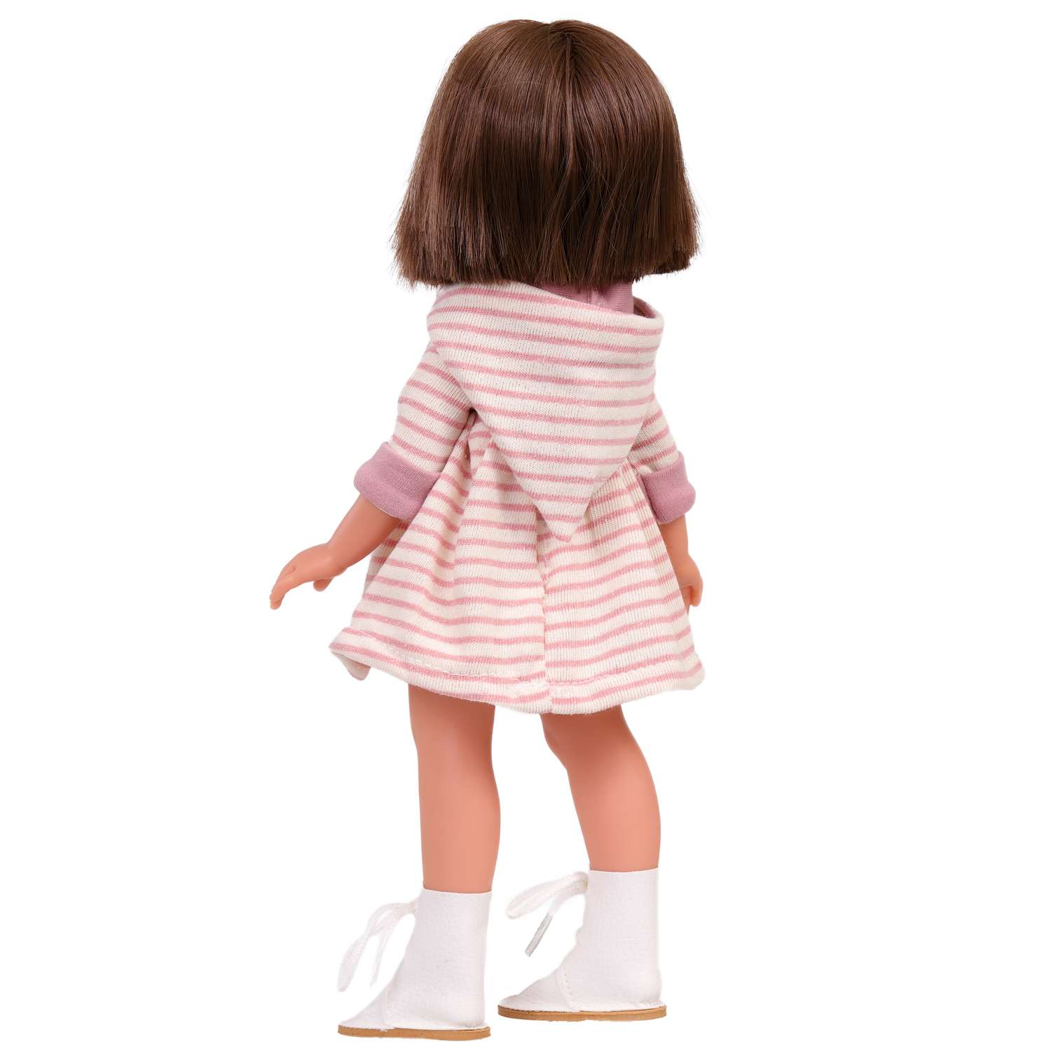 Кукла девочка Antonio Juan Реборн Ноа в платье в полоску 33 см виниловая 25299 - фото 3