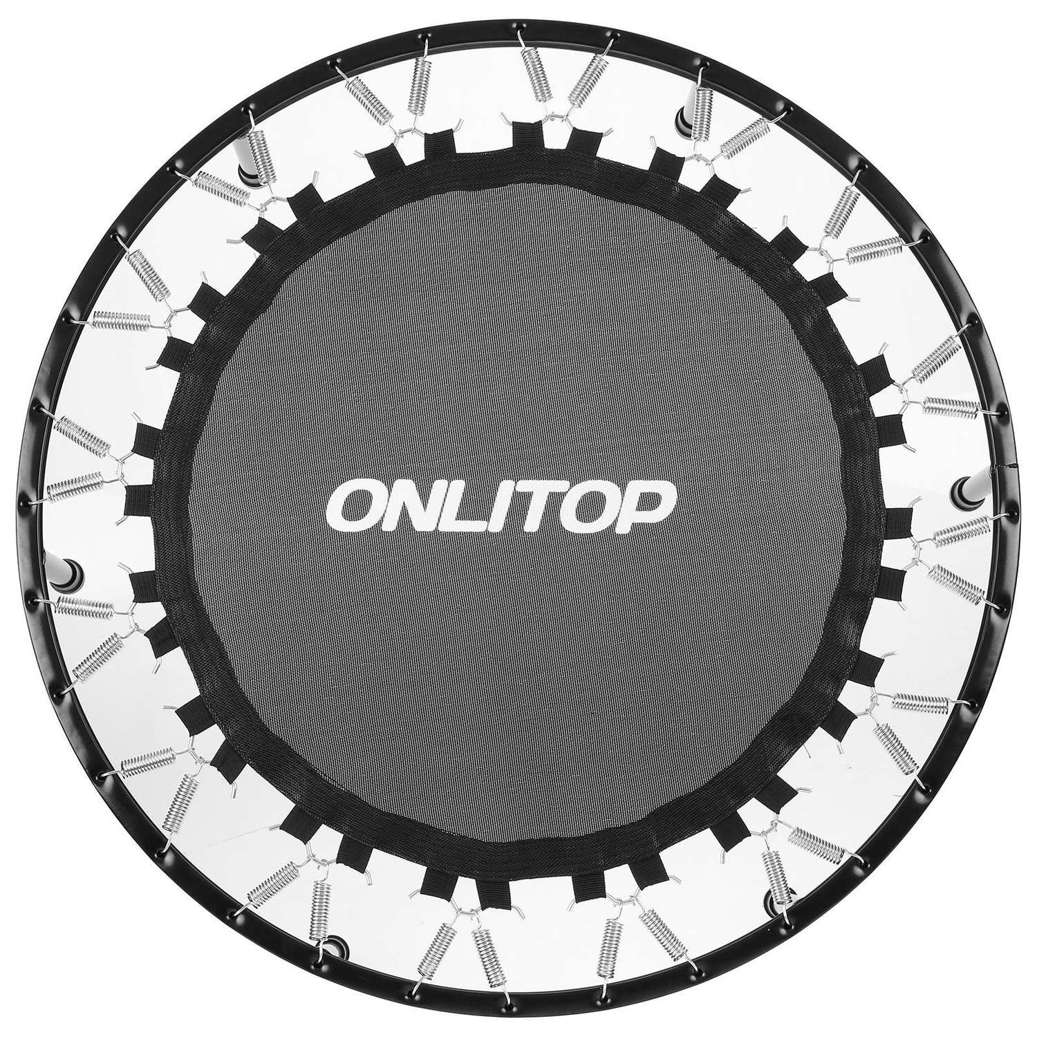Батут ONLITOP d=115 см. цвет серый - фото 4