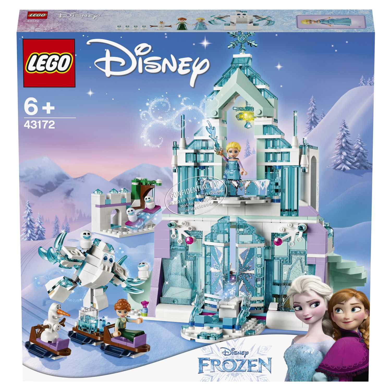 Конструктор LEGO Disney Frozen Волшебный ледяной замок Эльзы 43172 купить  по цене 2999 ₽ в интернет-магазине Детский мир