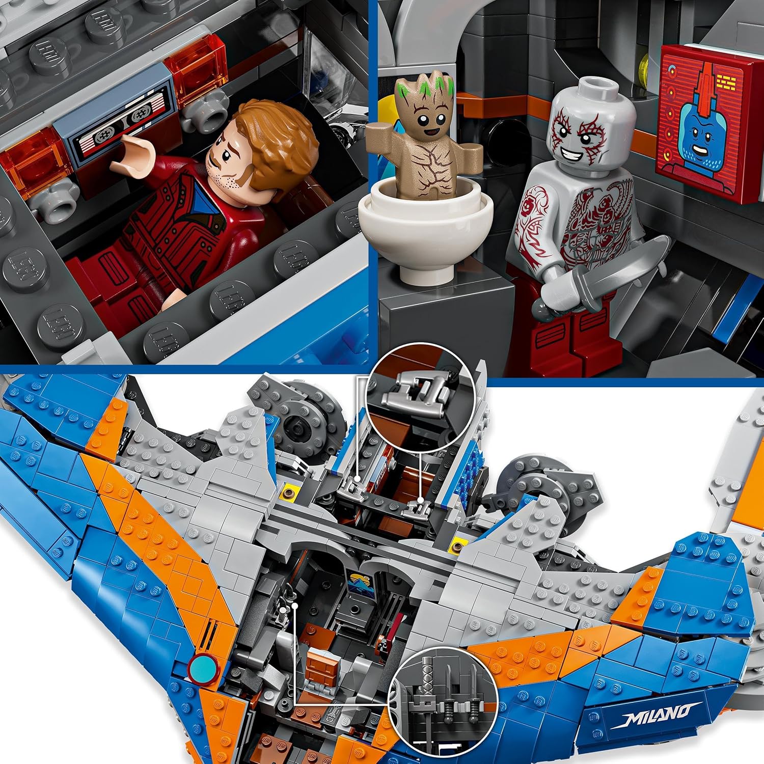 Конструктор LEGO Космический корабль: The Milano 76286 - фото 6