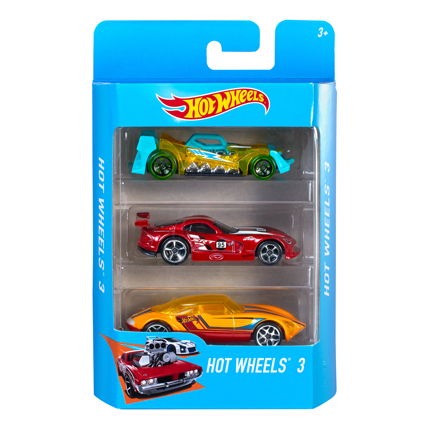 Подарочный набор Hot Wheels из 3 машинок в ассортименте K5904 - фото 50