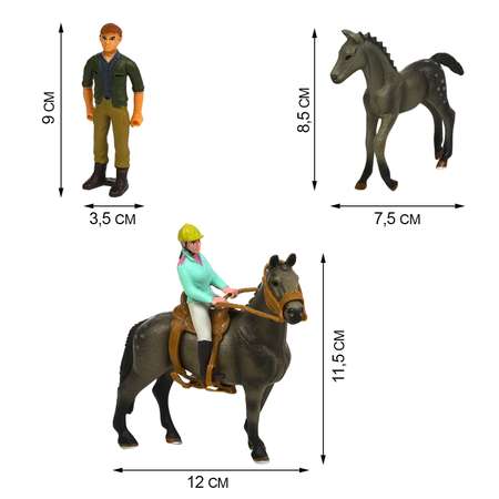 Игрушка фигурка Masai Mara Набор фигурок животных серии Мир лошадей MM214-362