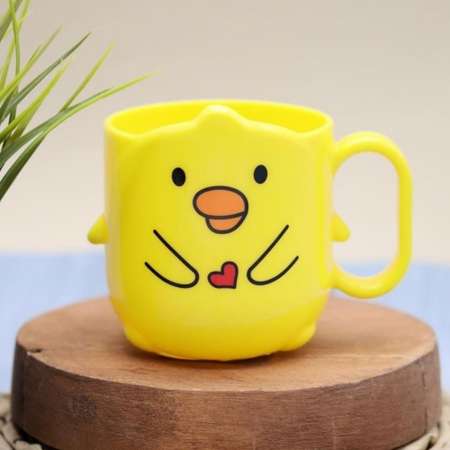 Кружка детская iLikeGift Duck love yellow