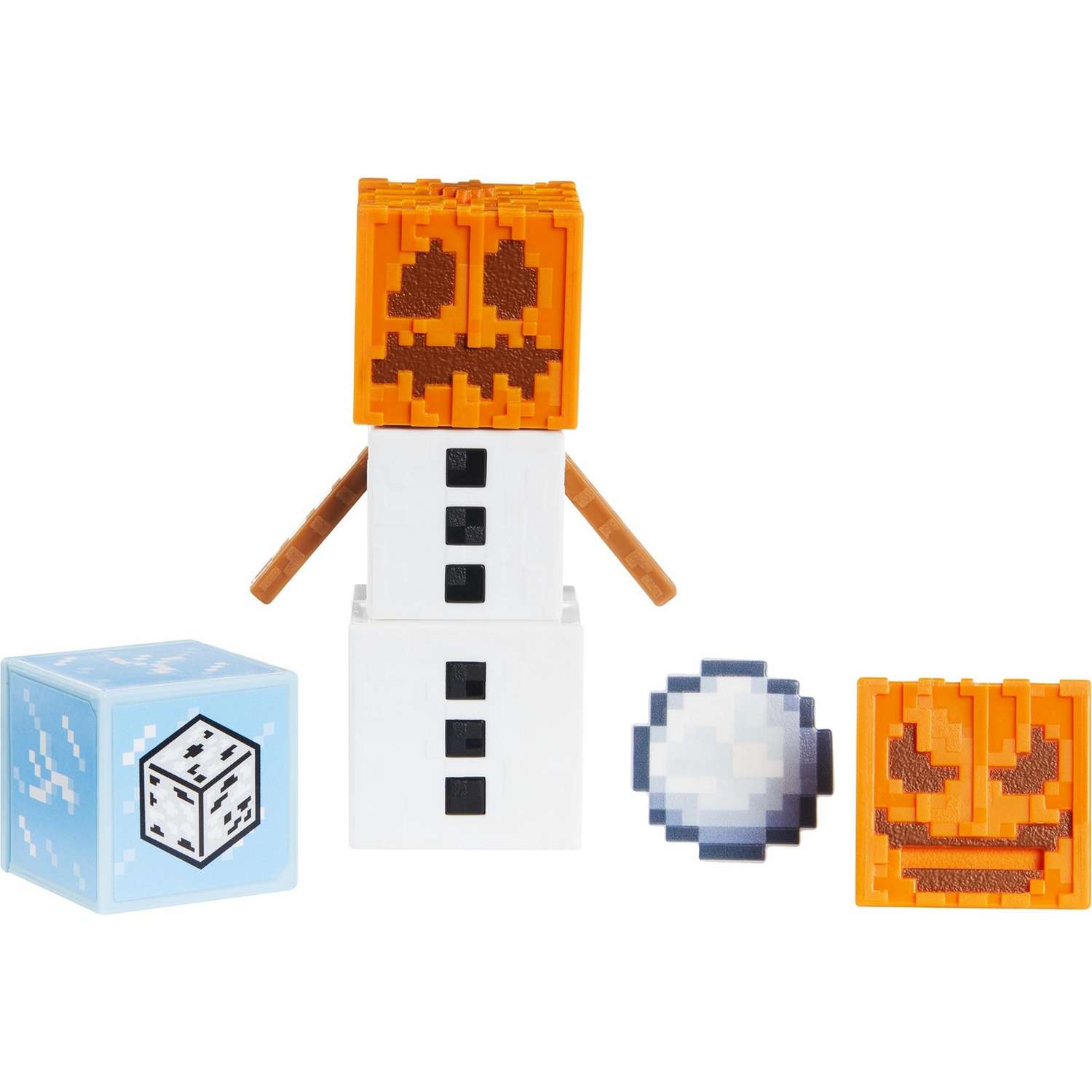 Фигурка Minecraft Снежный голем с аксессуарами GLC65 - фото 1