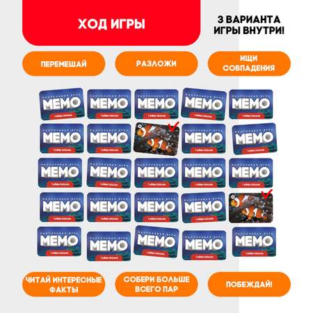 Настольная игра Лас Играс KIDS Мемо