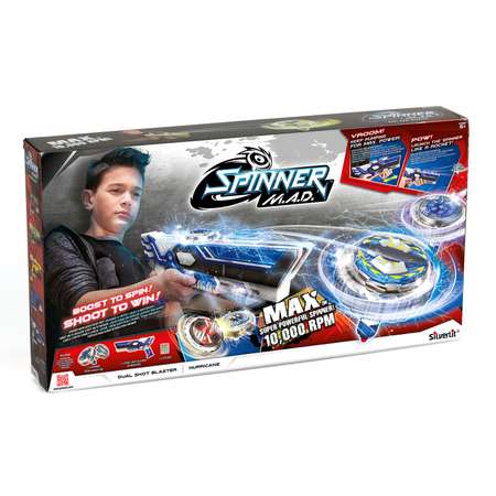 Игровой набор Spinner Mad Двойной Бластер синий