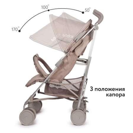 Прогулочная коляска Babyton Sport Brown melange