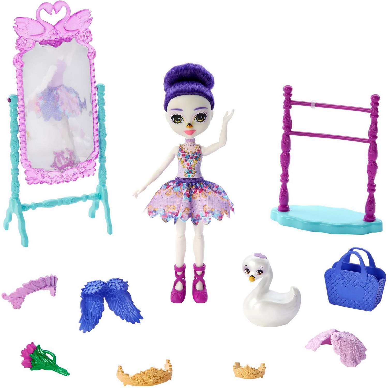 Набор игровой Enchantimals кукла+питомец с аксессуарами Балетная студия GYJ06 GJX35 - фото 1