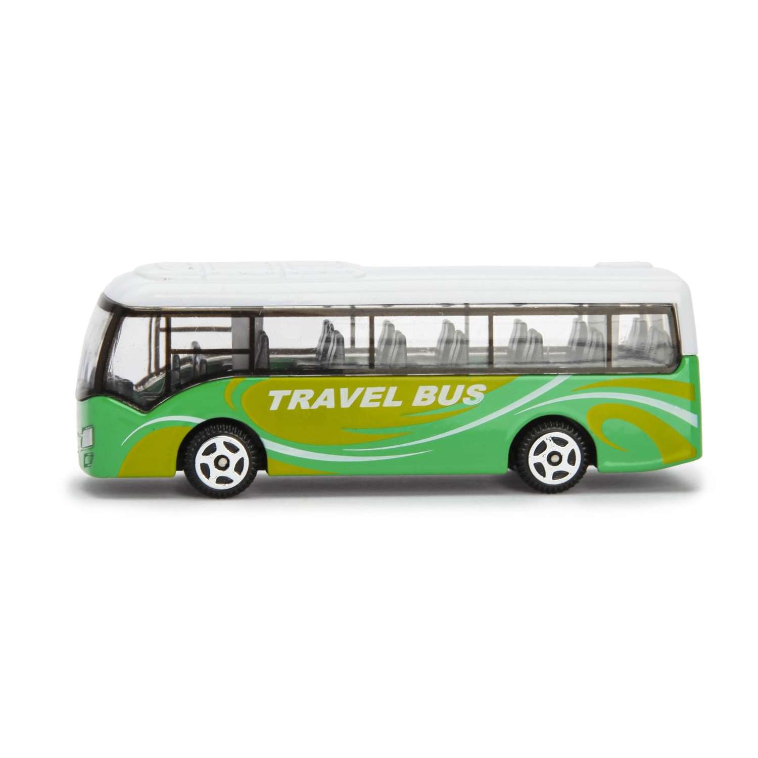 Автобус Автоград металлический «Междугородний». масштаб 1:64. цвет зелёный 1997269 - фото 1