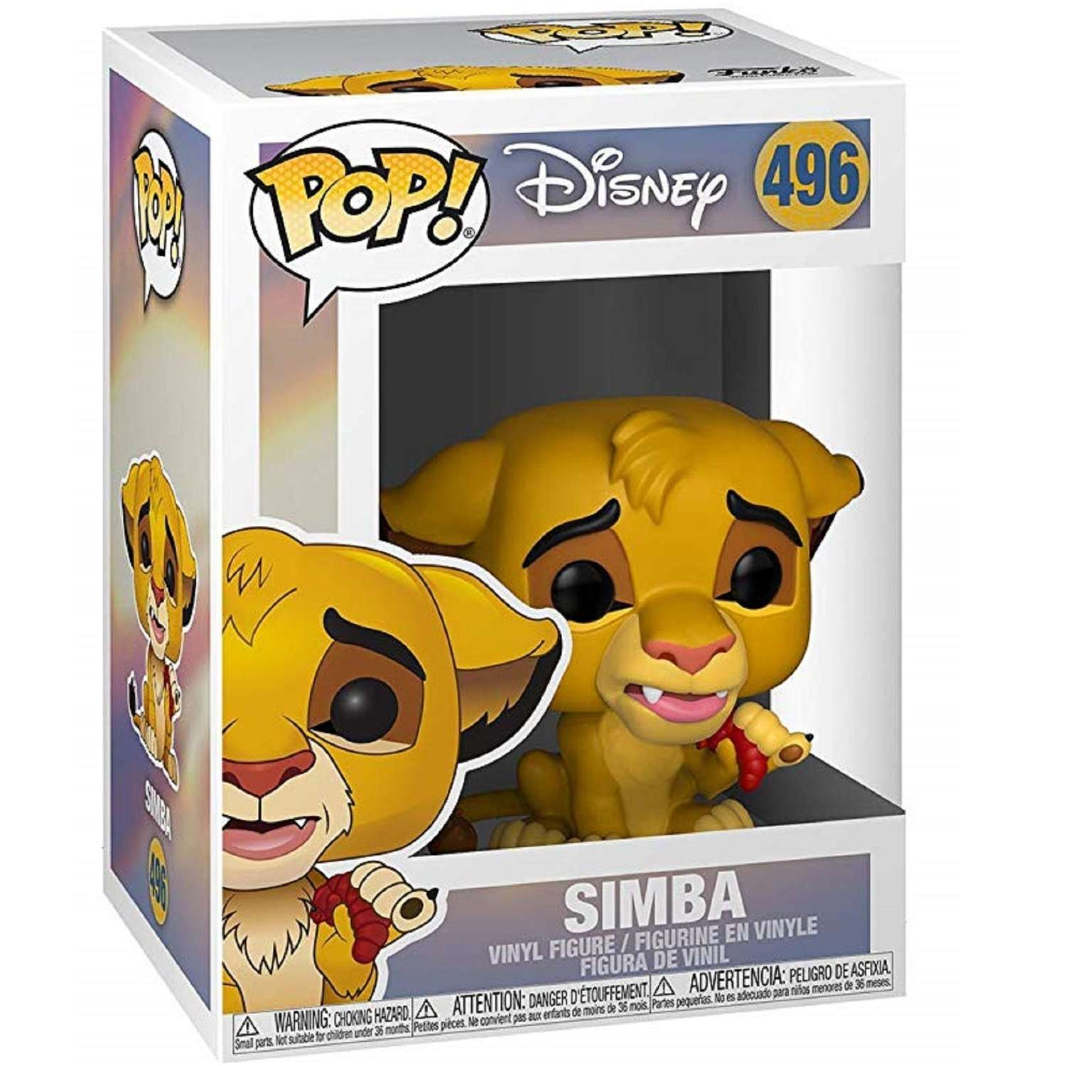 Фигурка Funko Pop vinyl Disney Король лев Simba Fun1814 - фото 2