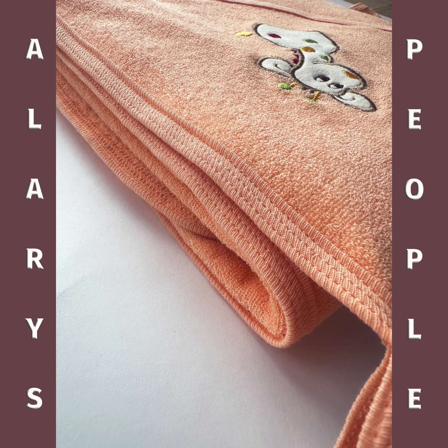 Набор для купания ALARYSPEOPLE пеленка-полотенце с уголком и рукавичка - фото 17