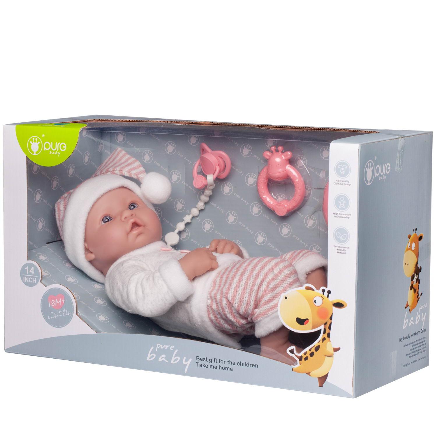 Кукла-пупс Junfa Pure Baby в вязаных вещичках 30 см WJ-22517 - фото 6