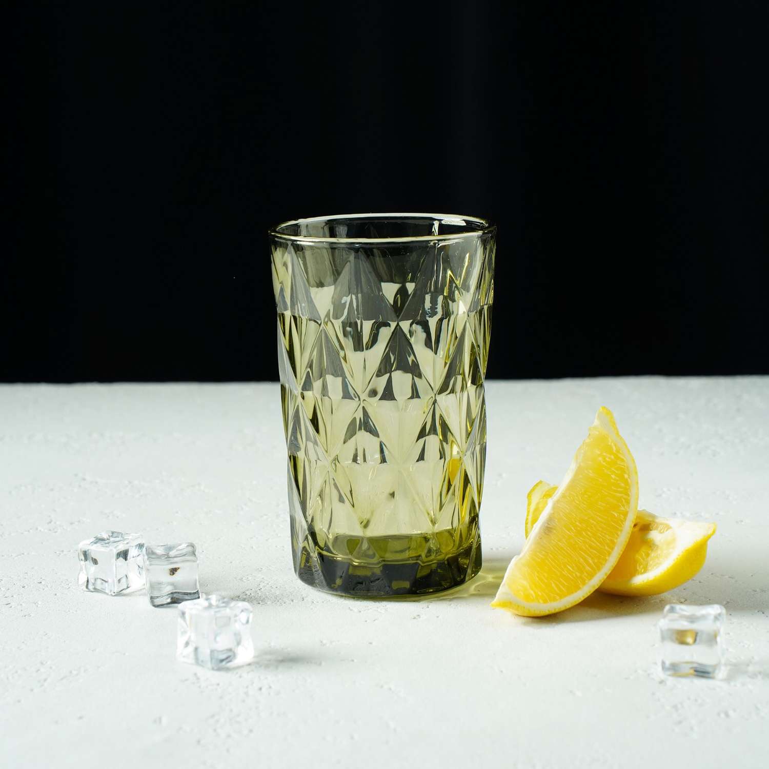 Набор стаканов MAGISTRO стеклянных «Круиз» 350 мл 8×12.5 см 6 шт цвет зелёный - фото 7