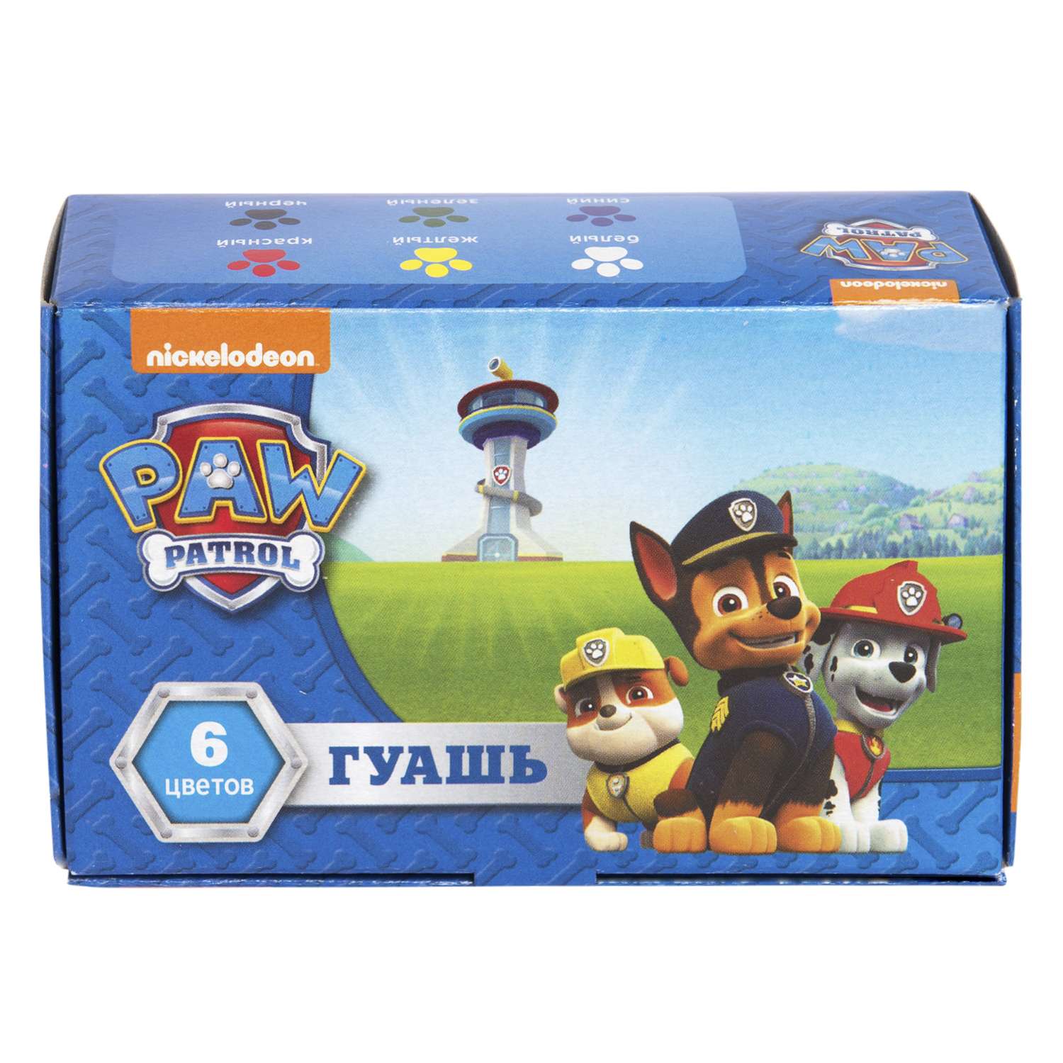 Гуашь Росмэн PAW Patrol 6цветов - фото 1